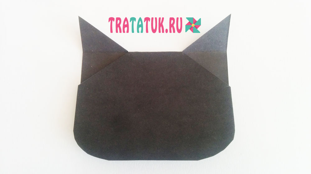 Как сделать кота из бумаги